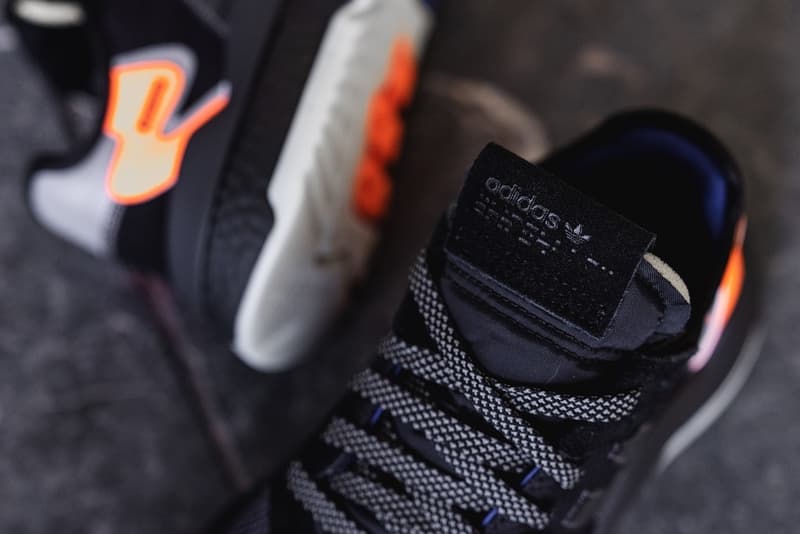 nite jogger black orange