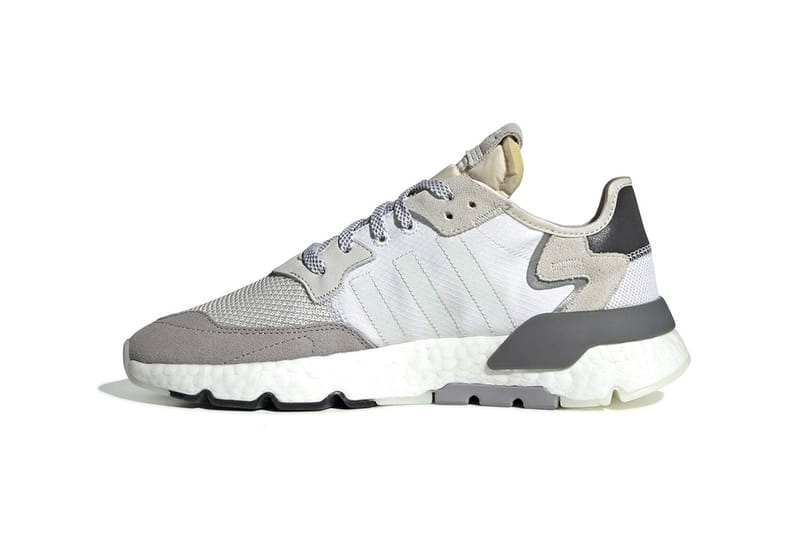 Nite jogger adidas on sale white