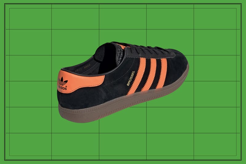 Adidas brussels hot sale black orange