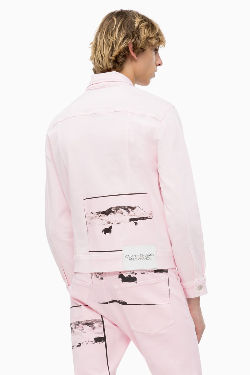 Calvin klein x andy warhol best sale denim jacket