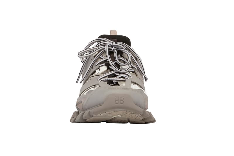 grey black and white balenciaga track