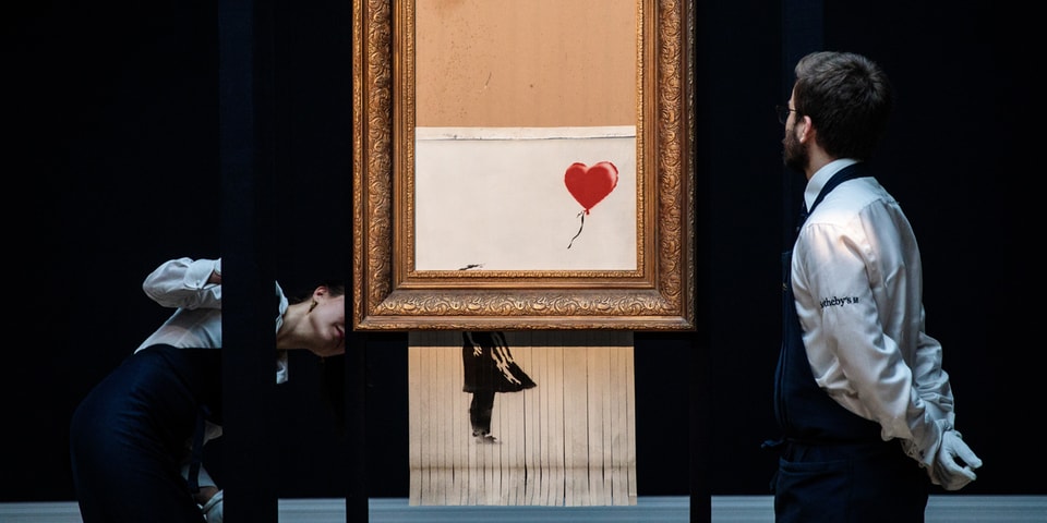 Banksy 'Love Is in the Bin' Painting in Germany | Hypebeast