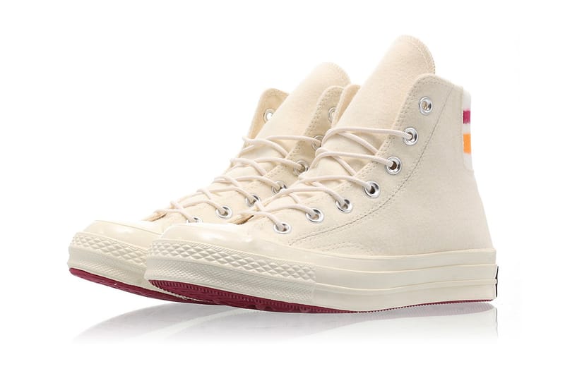 Chuck 70 retro sale stripe high top white