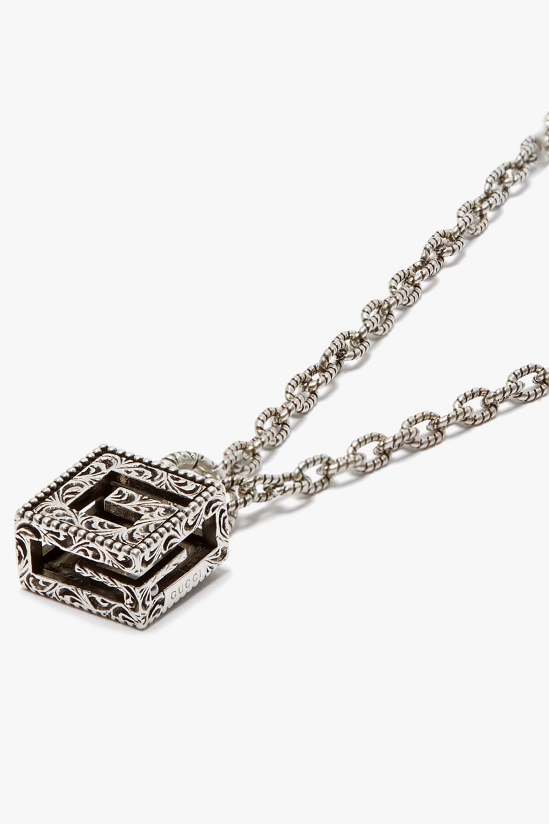 Gucci G-Motif Sterling Silver Jewelry @ MATCHES FASHION | Hypebeast