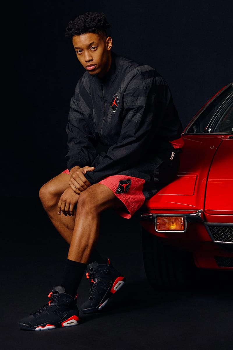 Jordan wearing hot sale infrared 6