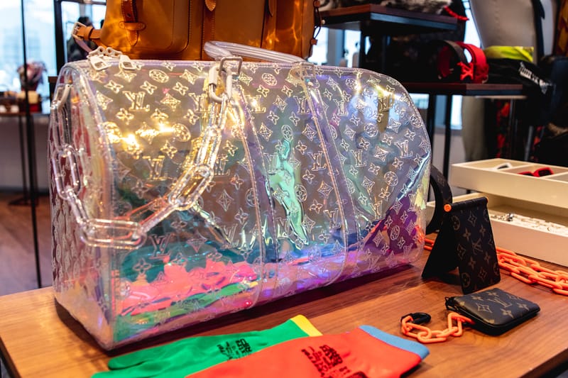 Louis vuitton cheap holographic duffel