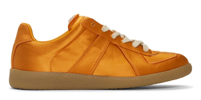 Maison margiela discount orange shoes