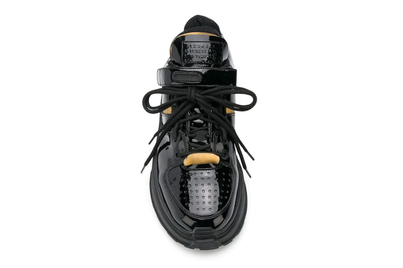 Maison Margiela Retro Fit Lo Top Black Sneaker | Hypebeast