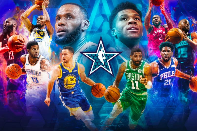 NBA 2019 AllStar Game Roster Captains & Starters Hypebeast