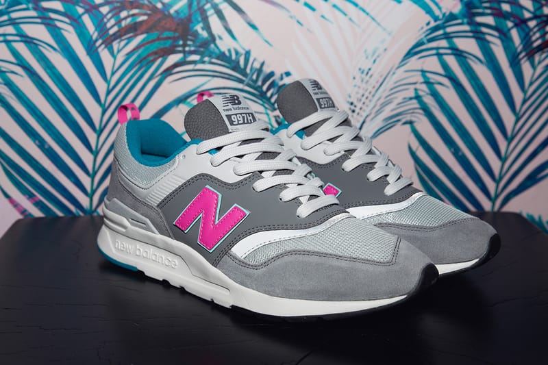 New balance 997h grey on sale blue