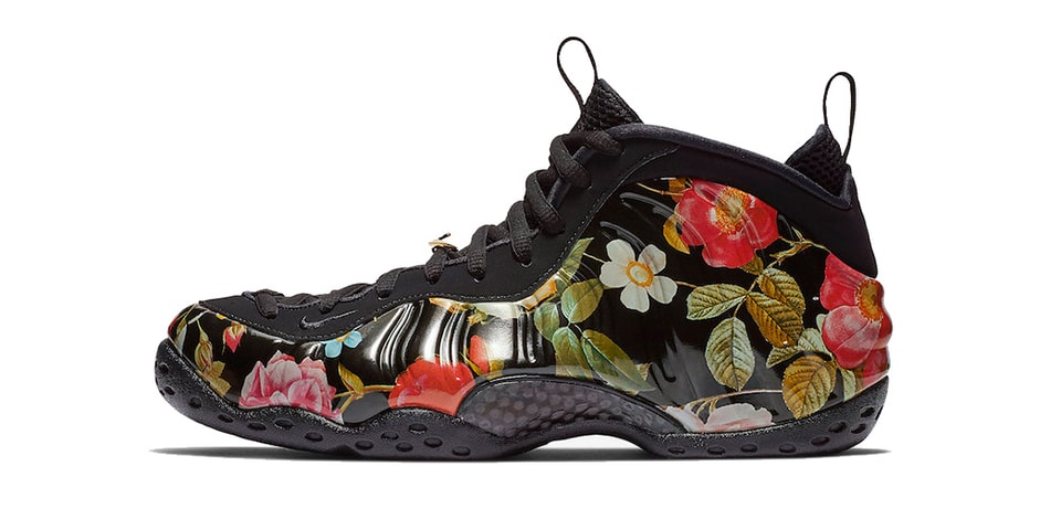 nike foamposite one floral