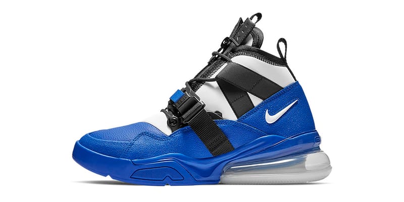 Nike air force 270 2024 low blue and white