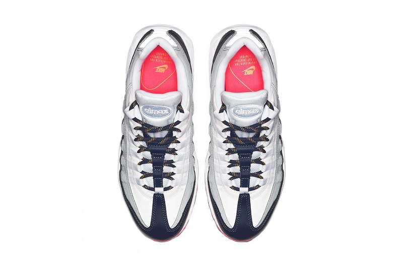 nike air max 95 midnight navy laser orange