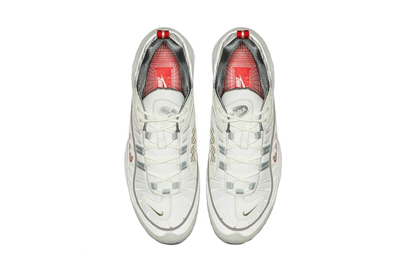 air max 98 summit white metallic silver