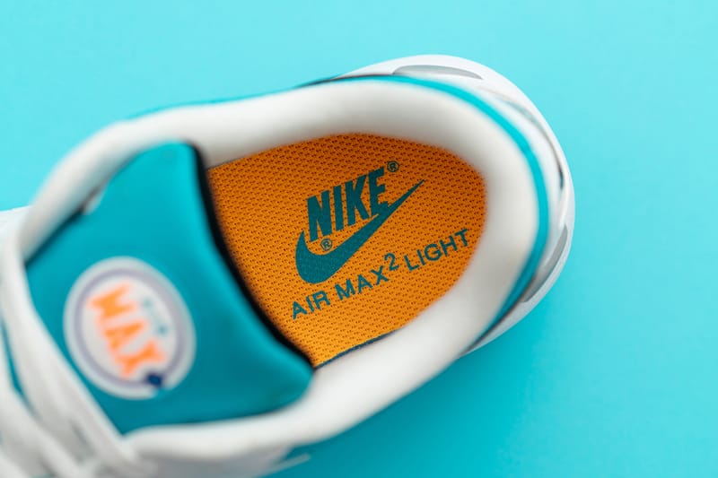 Nike Air Max2 Light OG 'Blue Lagoon' Details | Hypebeast