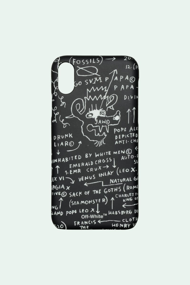 Off-White™ x Basquiat iPhone X Cases | Hypebeast