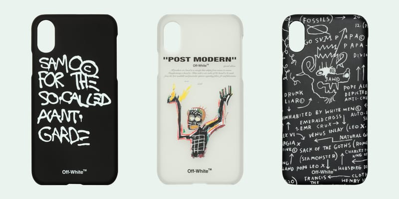 Off-White™ x Basquiat iPhone X Cases | Hypebeast