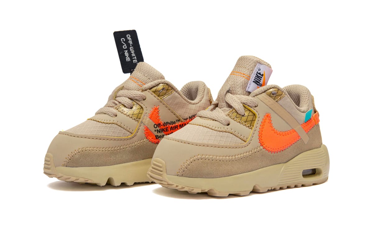 Off-White™ x Nike Air Max 90 Kids Size Release | HYPEBEAST