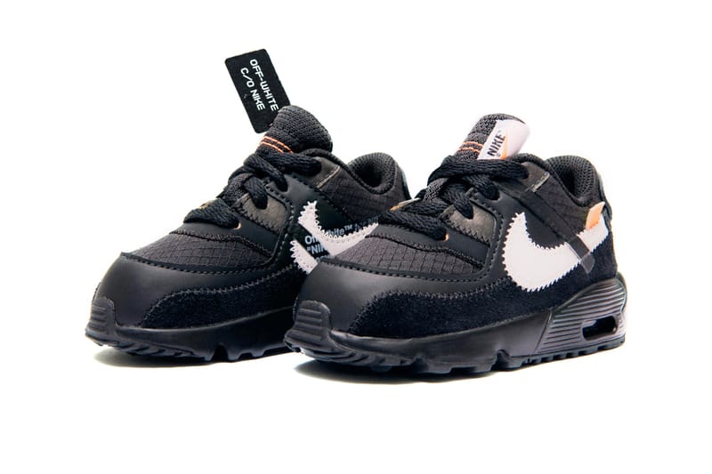 Off-White™ x Nike Air Max 90 Kids Size Release | Hypebeast