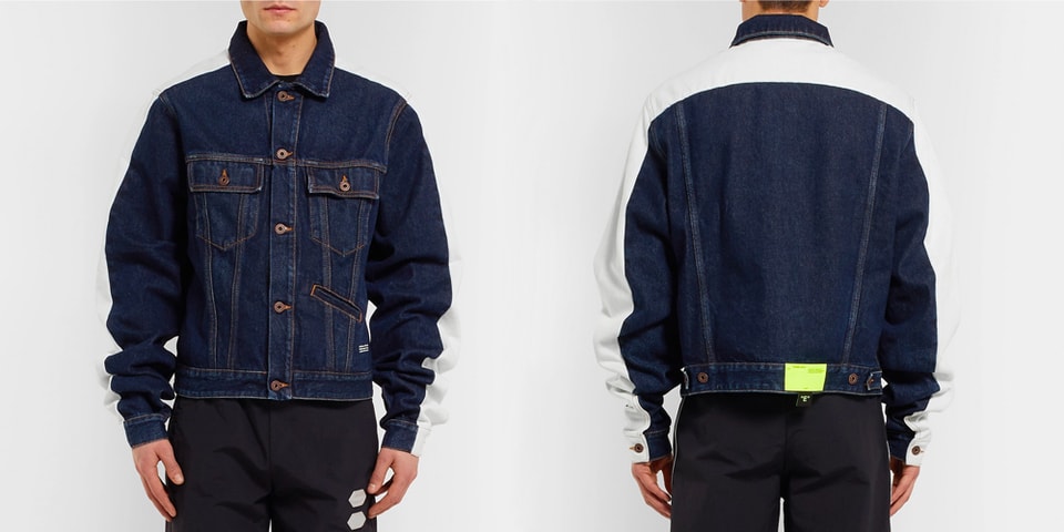 Off-White SS19 lake holiday denim jacket