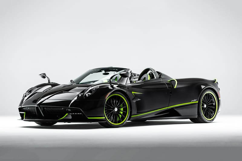 Pagani Newport Beach Acid Green Huayra Roadster | Hypebeast