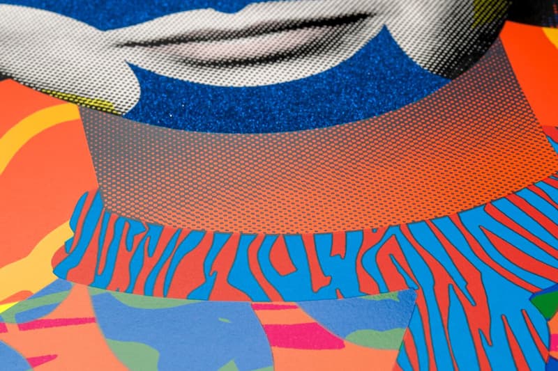 Paul Insect 'Crystal Habits' Print In Gold & Blue | Hypebeast