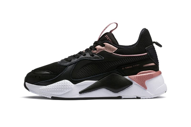 Puma rs x store trophy black gold