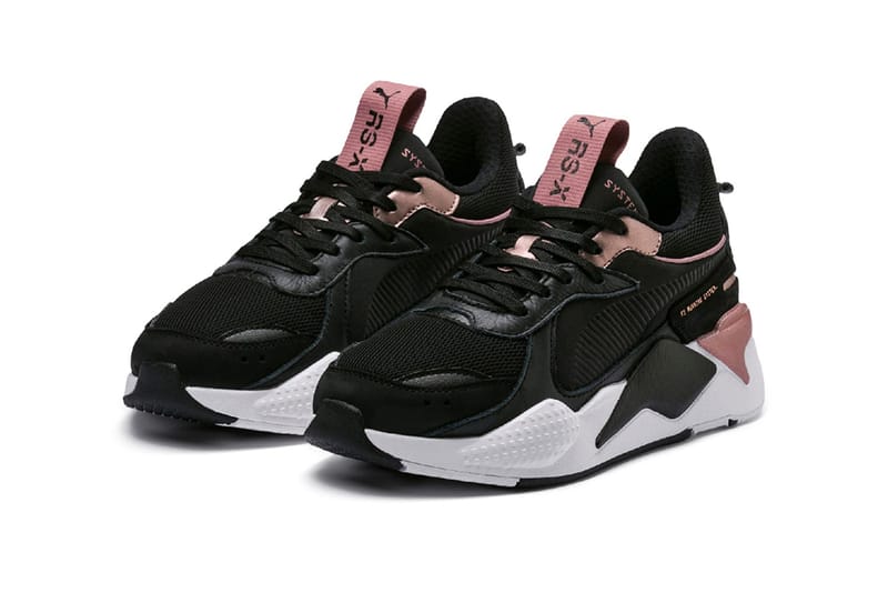 Puma rs x store trophy women's rose gold