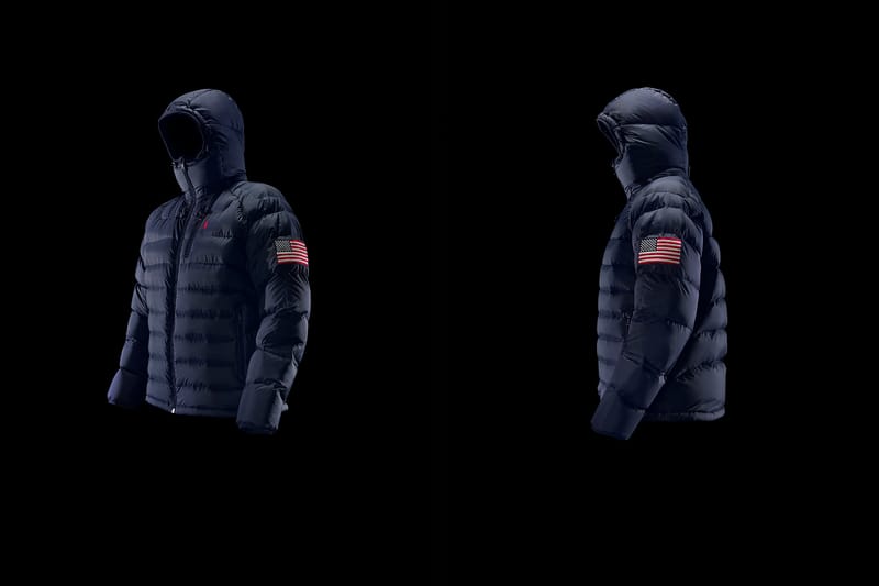 Polo glacier clearance heated down jacket