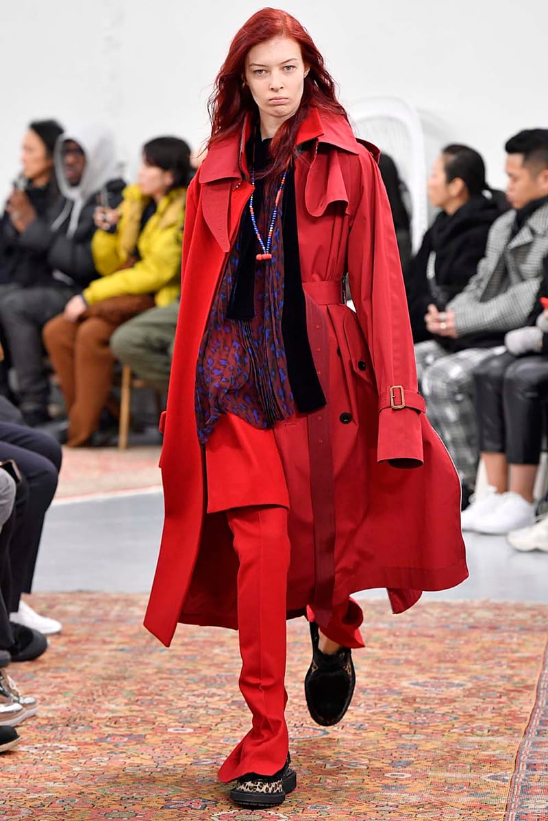 sacai ニット　2019 sacai Fall/Winter 2019 Paris Fashion Week Runway | Hypebeast