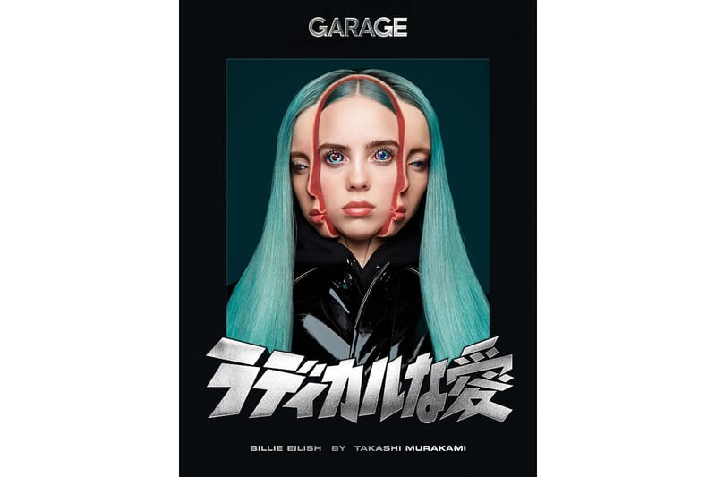 Billie Eilish Takashi Murakami GARAGE MAGAZINE Spring hot 2019