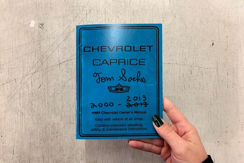 Tom Sachs Caprice Owner's Manual Second Edition | Hypebeast