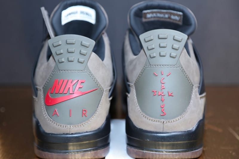 Cactus jack air store jordan 4 olive