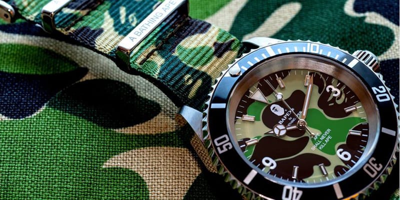 BAPE Dresses Its Type 1 BAPEX With ABC CAMO Straps