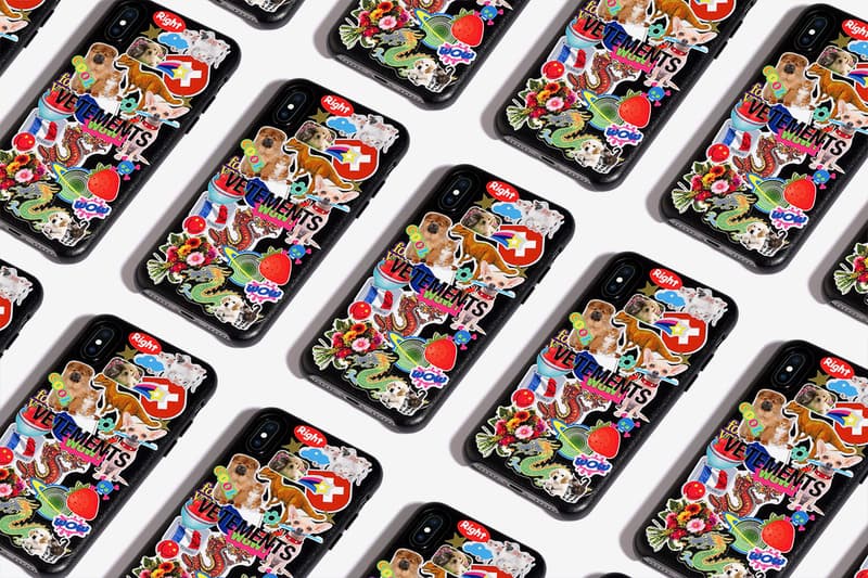 Vetements x CASETiFY Sticker Apple iPhone Case HYPEBEAST