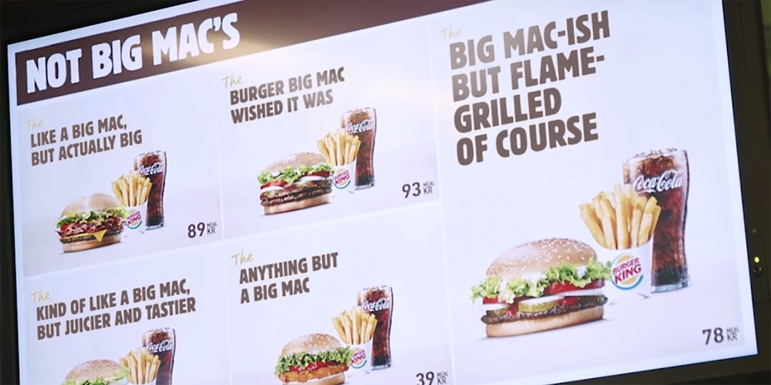 Burger King Big Mac Spoof Ad Video | Hypebeast