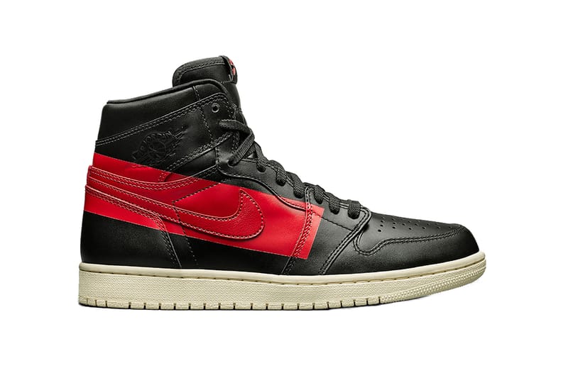 Jordan 1 with red stripe on sale