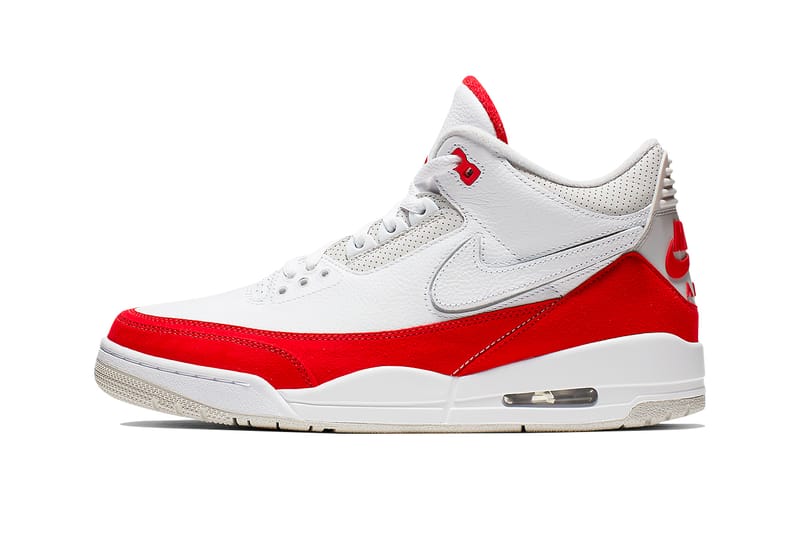 Jordan 3 white sales and red