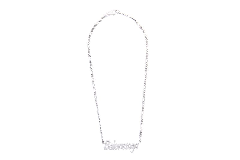 Balenciaga Typo Necklace Release | Hypebeast