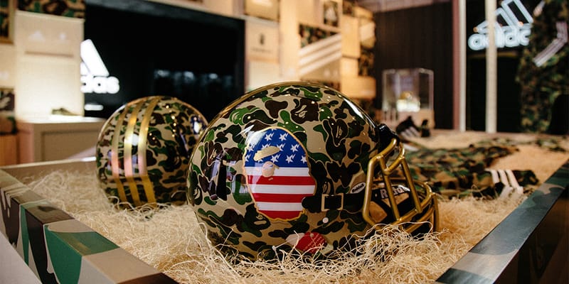 Bape adidas 2024 football helmet