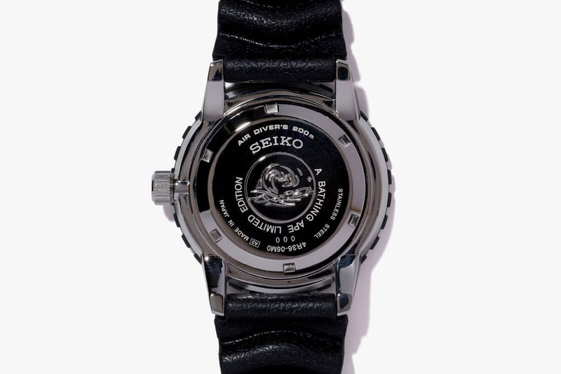 BAPE x Seiko Mechanical Divers Watch | Hypebeast