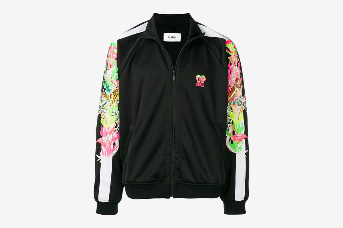 Doublet Black Chaos Embroidery Jacket Release | HYPEBEAST