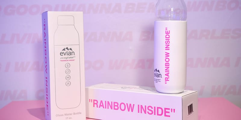 Virgil Abloh x Evian x Soma Refillable Water Bottle Hypebeast