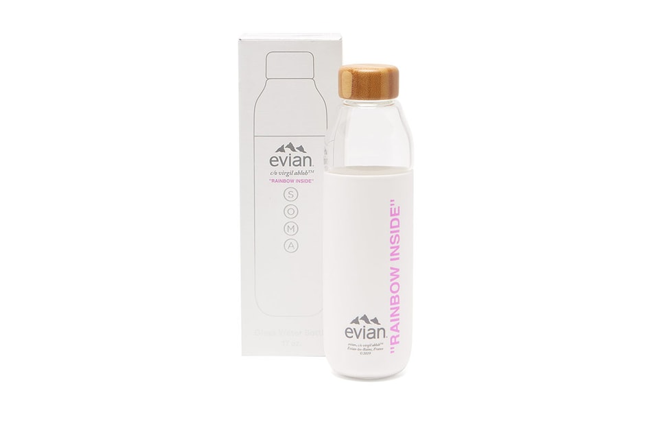 Evian by Virgil Abloh x SOMA Water Bottle Drops Hypebeast