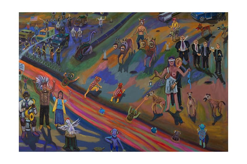 Jim Denomie Standing Rock Paintings Bockley Gallery | Hypeart