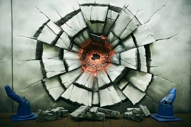 Jump Force PunchedIn Wall Art Shinjuku Station Hypebeast