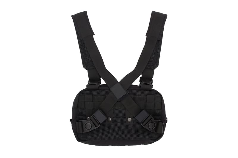 Black tactical chest outlet bag