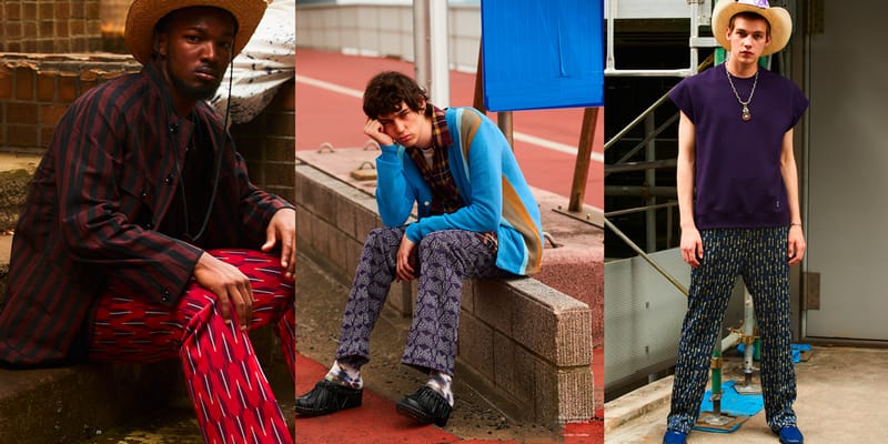 NEEDLES Pattern Poly Jacquard﻿ Track Pants Release | Hypebeast