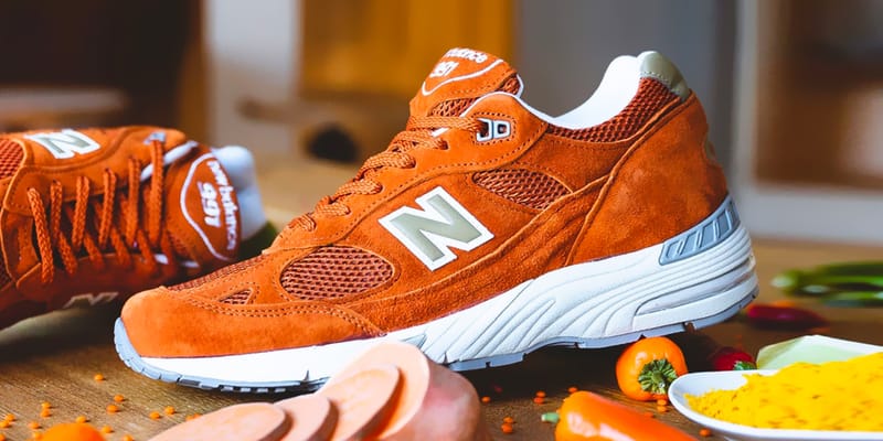 New balance 2024 991 green orange