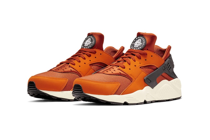 huarache noir et orange